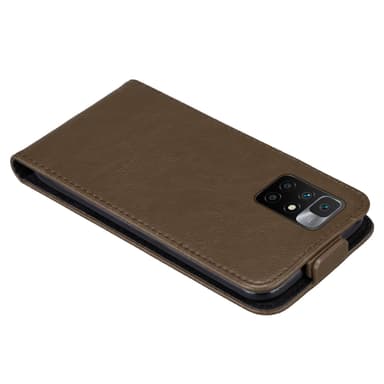 Xiaomi RedMi 10 deksel flip cover (brun)