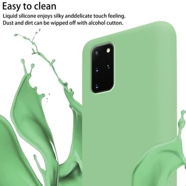 Deksel Samsung Galaxy S20 PLUS med Halskjede (grønn)