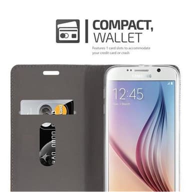 Samsung Galaxy S6 lommebokdeksel etui (grå)