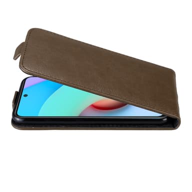 Xiaomi RedMi 10 deksel flip cover (brun)