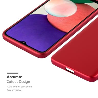Deksel Samsung Galaxy A22 5G Case Cover (rød)