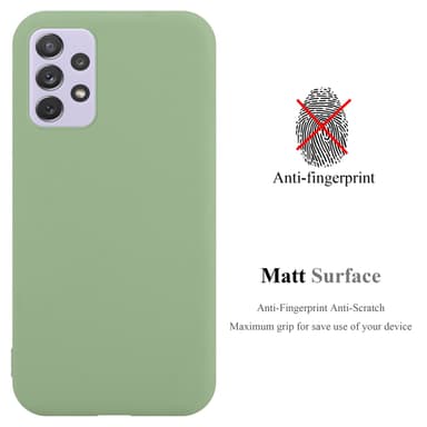 Deksel Samsung Galaxy A73 5G Silikon cover (grønn)