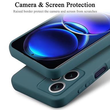 Redmi Note 12 Pro Plus 5G silikondeksel case (Grønn)