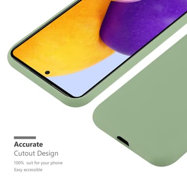 Deksel Samsung Galaxy A73 5G Silikon cover (grønn)