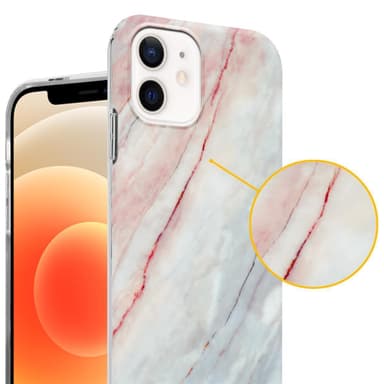 iPhone 12 PRO MAX lommebokdeksel etui (rosa)