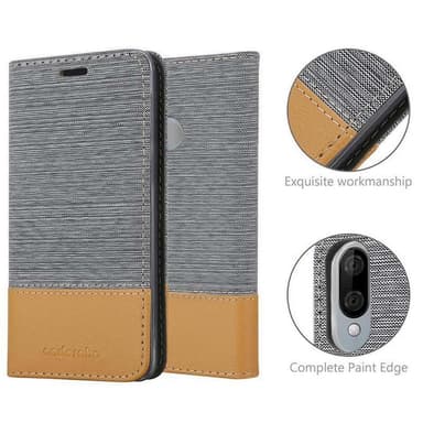 WIKO VIEW 3 LITE lommebokdeksel etui (grå)