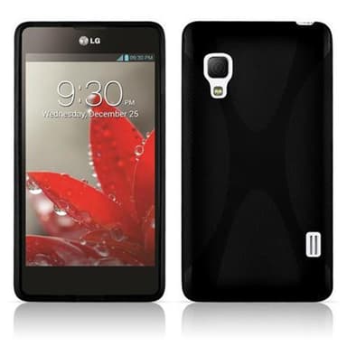 LG L5 II (2. SIM) silikondeksel case (svart)