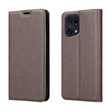 Oppo FIND X5 PRO lommebokdeksel case (brun)