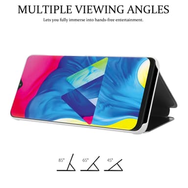Samsung Galaxy A10 / M10 lommebokdeksel etui (sølv)