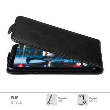 Google PIXEL 2 XL deksel flip cover (svart)
