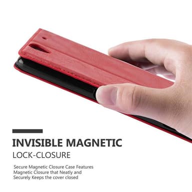 Sony Xperia C4 lommebokdeksel case (rød)
