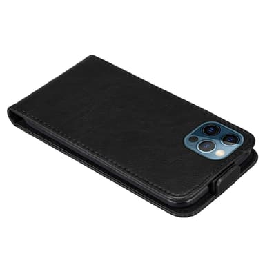 iPhone 12 PRO MAX deksel flip cover (svart)