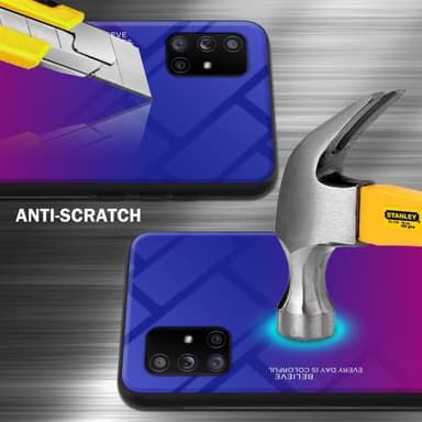 Deksel Samsung Galaxy A71 5G Case Cover (svart)