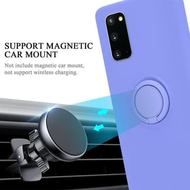Deksel Samsung Galaxy S20 Ring Case (lilla)