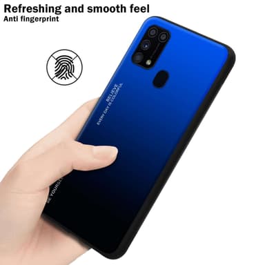 Deksel Samsung Galaxy M31 Case Cover (Svart)