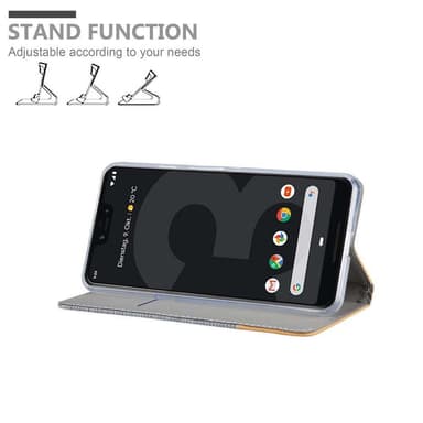 Google PIXEL 3 lommebokdeksel etui (grå)