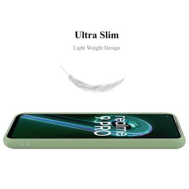Deksel Realme 9 4G / 9 PRO+ Silikon cover (grønn)