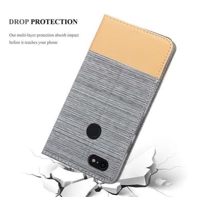 Google PIXEL 3 lommebokdeksel etui (grå)