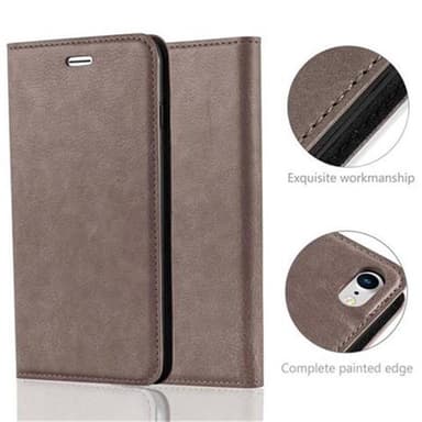 iPhone 7 / 7S / 8 / SE 2020 lommebokdeksel case (brun)