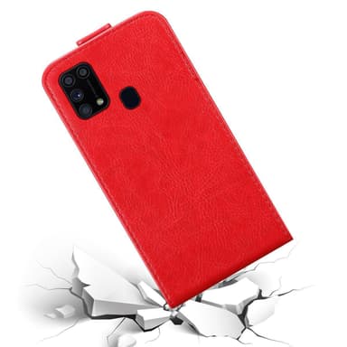 Samsung Galaxy M21 / M30s deksel flip cover (rød)
