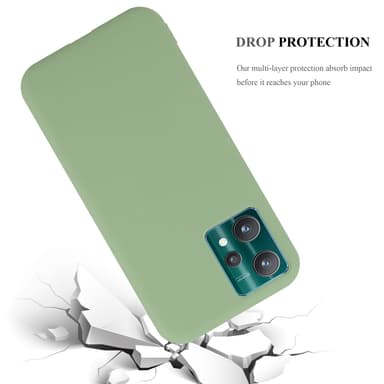 Deksel Realme 9 4G / 9 PRO+ Silikon cover (grønn)
