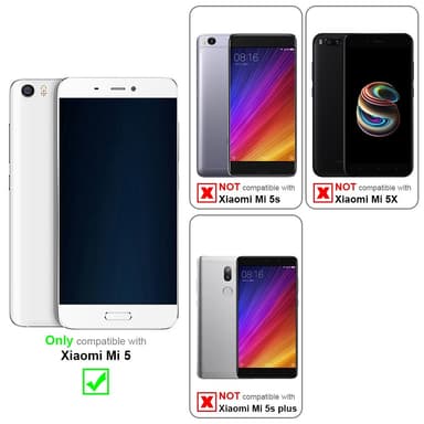 Xiaomi Mi 5 lommebokdeksel etui (grå)