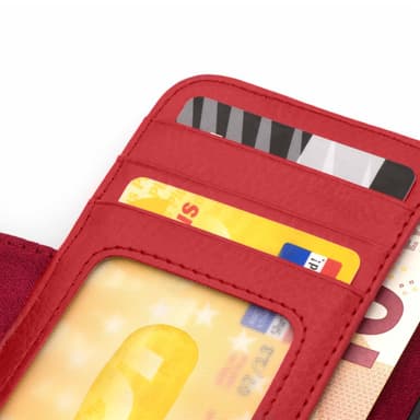 iPhone 13 PRO MAX lommebokdeksel case (rød)