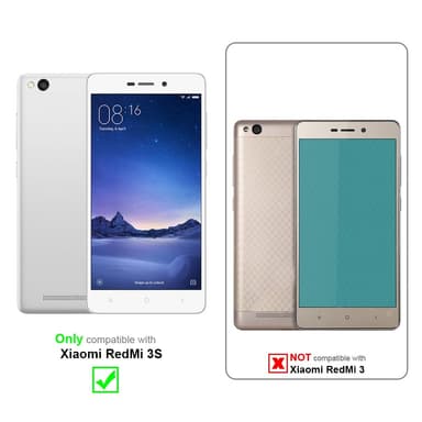Xiaomi RedMi 3S lommebokdeksel case (rød)