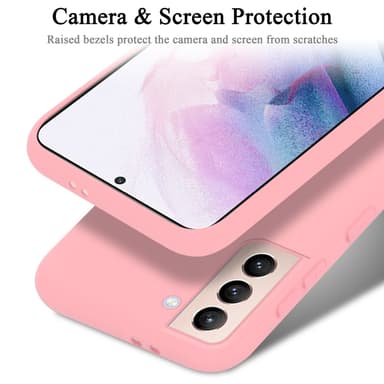 Samsung Galaxy S22 PLUS silikondeksel case (rosa)