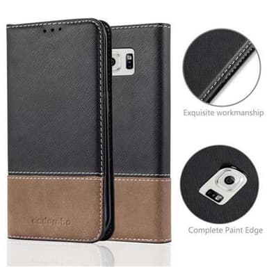 Samsung Galaxy S6 EDGE Deksel Case Cover (svart)