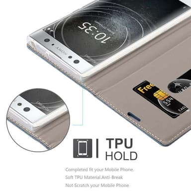 Sony Xperia XA2 ULTRA lommebokdeksel etui (blå)