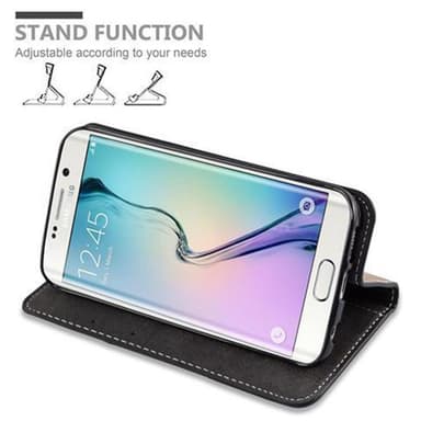 Samsung Galaxy S6 EDGE Deksel Case Cover (svart)