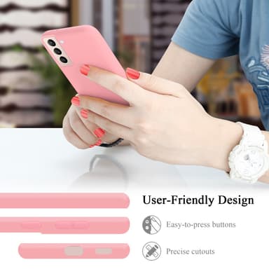 Samsung Galaxy S22 PLUS silikondeksel case (rosa)