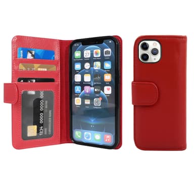 iPhone 13 PRO MAX lommebokdeksel case (rød)