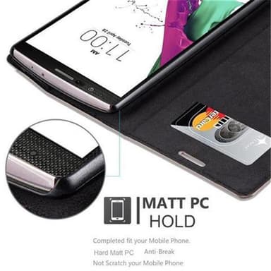 LG G4 / G4 PLUS lommebokdeksel case (brun)