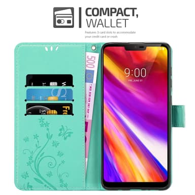 LG G7 ThinQ / FIT / ONE lommebokdeksel Blomster