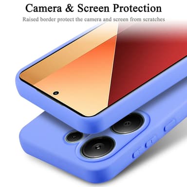 Redmi Note 13 pro 4G silikondeksel case (Lilla)