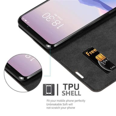MEIZU 16Xs lommebokdeksel case (brun)