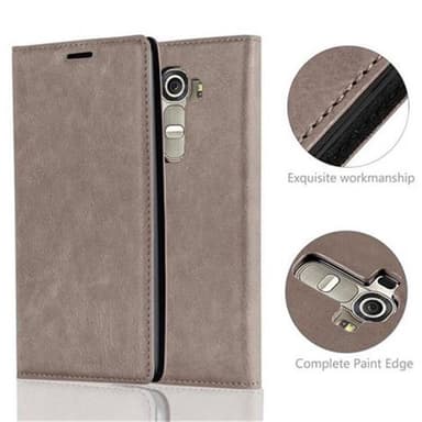 LG G4 / G4 PLUS lommebokdeksel case (brun)