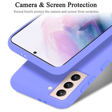 Samsung Galaxy S22 PLUS silikondeksel case (lilla)