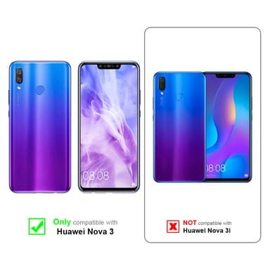 Deksel Huawei NOVA 3 Veske (Svart)