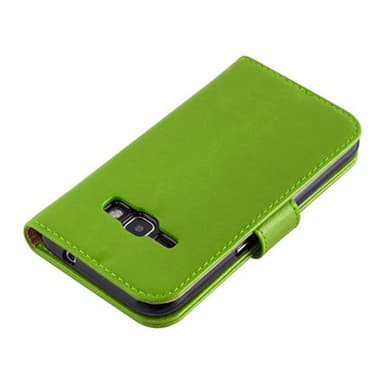Samsung Galaxy J1 2016 lommebokdeksel etui (grønn)