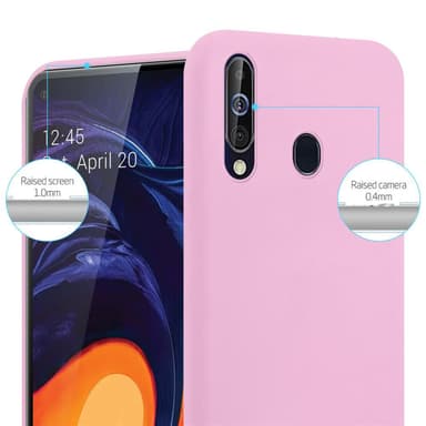 Deksel Samsung Galaxy A60 / M40 Silikon cover (rosa)