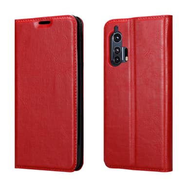 Motorola EDGE+ lommebokdeksel case (rød)