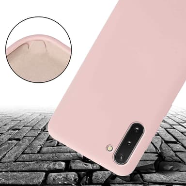 Deksel Samsung Galaxy NOTE 10 med Halskjede (rosa)