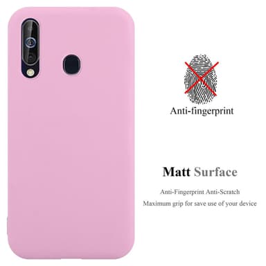 Deksel Samsung Galaxy A60 / M40 Silikon cover (rosa)