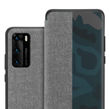 Huawei P40 lommebokdeksel etui (grå)