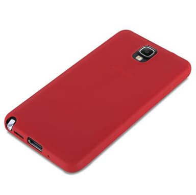 Deksel Samsung Galaxy NOTE 3 Silikon cover (rød)