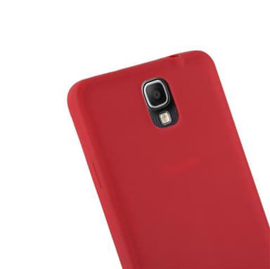 Deksel Samsung Galaxy NOTE 3 Silikon cover (rød)