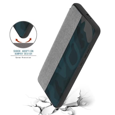 Huawei P40 lommebokdeksel etui (grå)